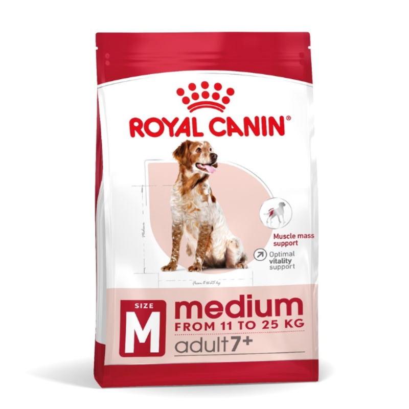 Royal Canin MEDIUM Dry Dog Food (ADULT 7+)