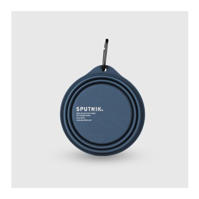 Sputnik Collapsible (Blue) Travel Dog Bowl