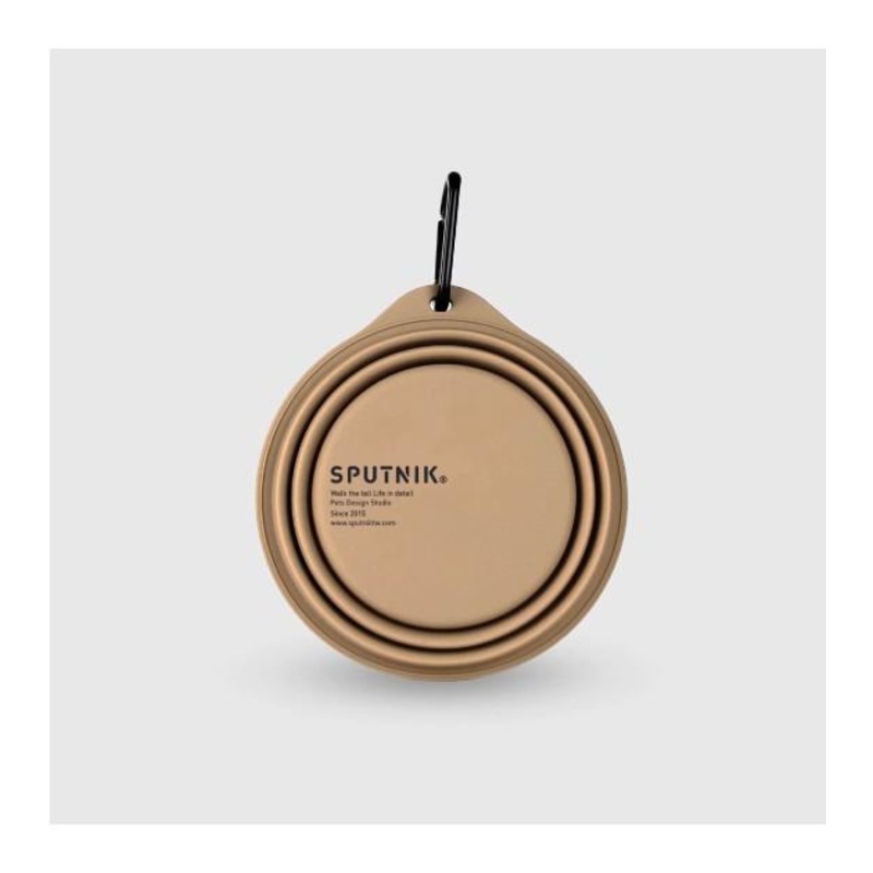 Sputnik Collapsible (Nude) Travel Dog Bowl