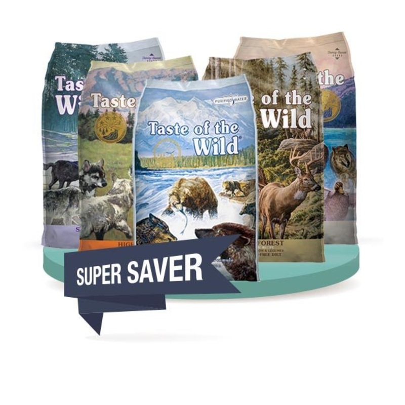 Taste Of The Wild Dry Dog Food 12.2kg (Saver Bundle)