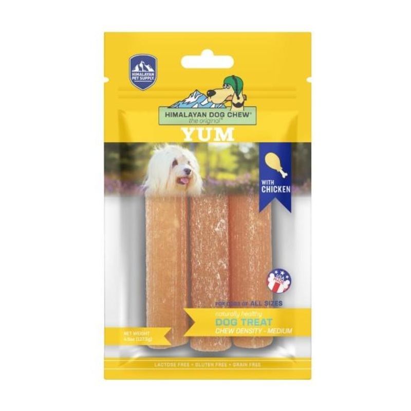 15% OFF: Himalayan Pet Supply Yaky Yum Chicken Flavor Dog Treats (Medium Density)