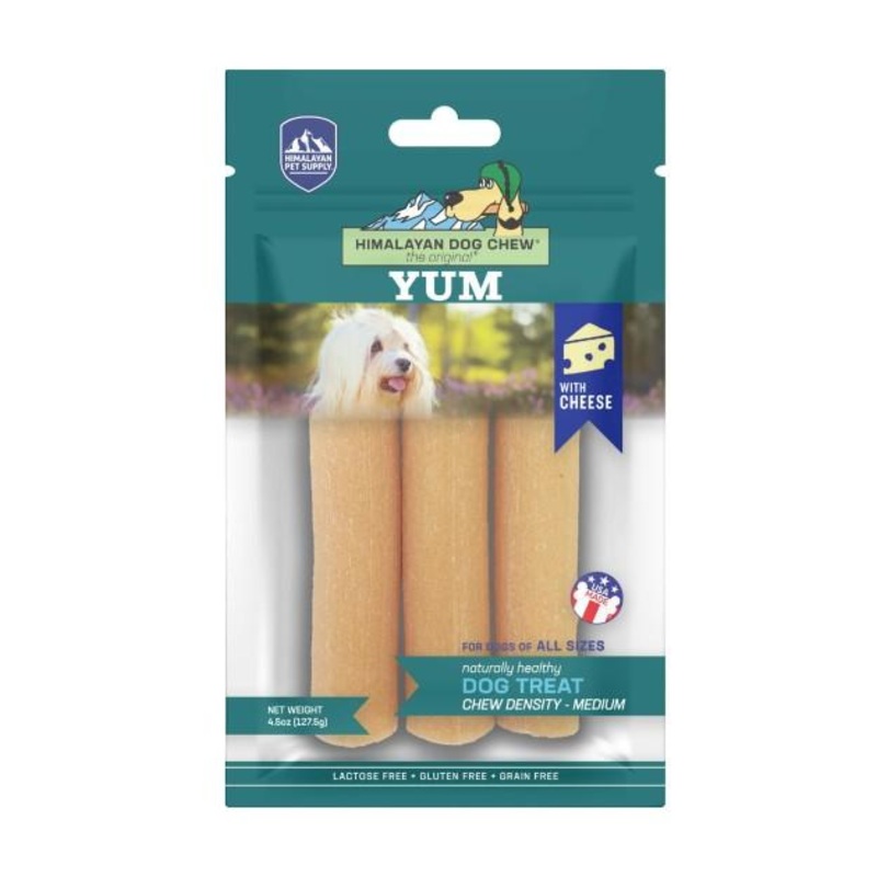 15% OFF: Himalayan Pet Supply Yaky Yum Himalayan Cheese Dog Treats (Medium Density)