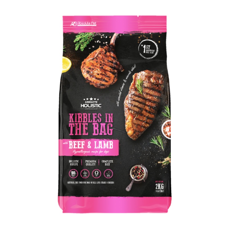Absolute Holistic Kibbles in the Bag (Beef and Lamb) Dry Dog Food
