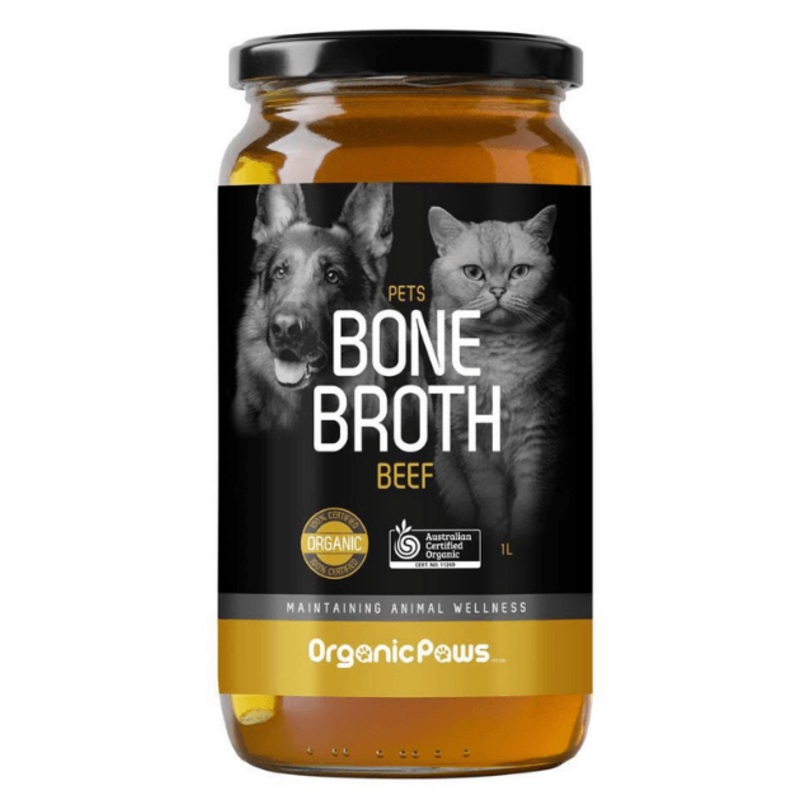 Organic Paws Beef Bone Broth For Dogs (Chilled)