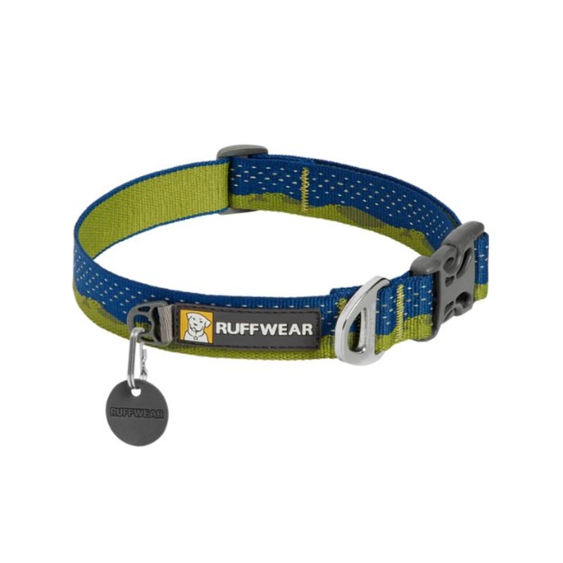 Ruffwear Crag Reflective Dog Collar (Green Hills)