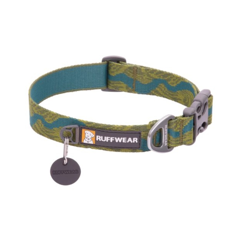 Ruffwear Flat Out Patterned Dog Collar (New River)