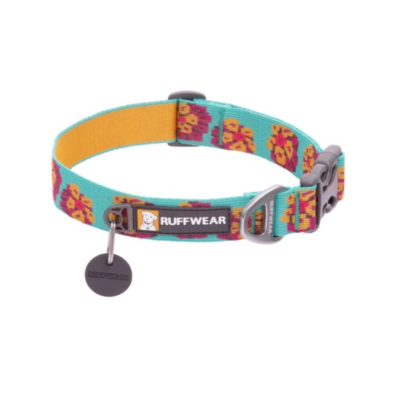 Ruffwear Flat Out Patterned Dog Collar (Spring Burst)