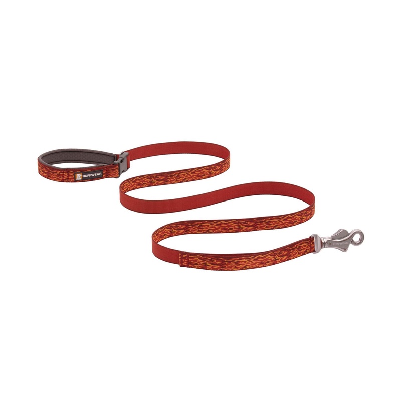 Ruffwear Flat Out Patterned & Multi-Use Dog Leash (Ember Distortion)