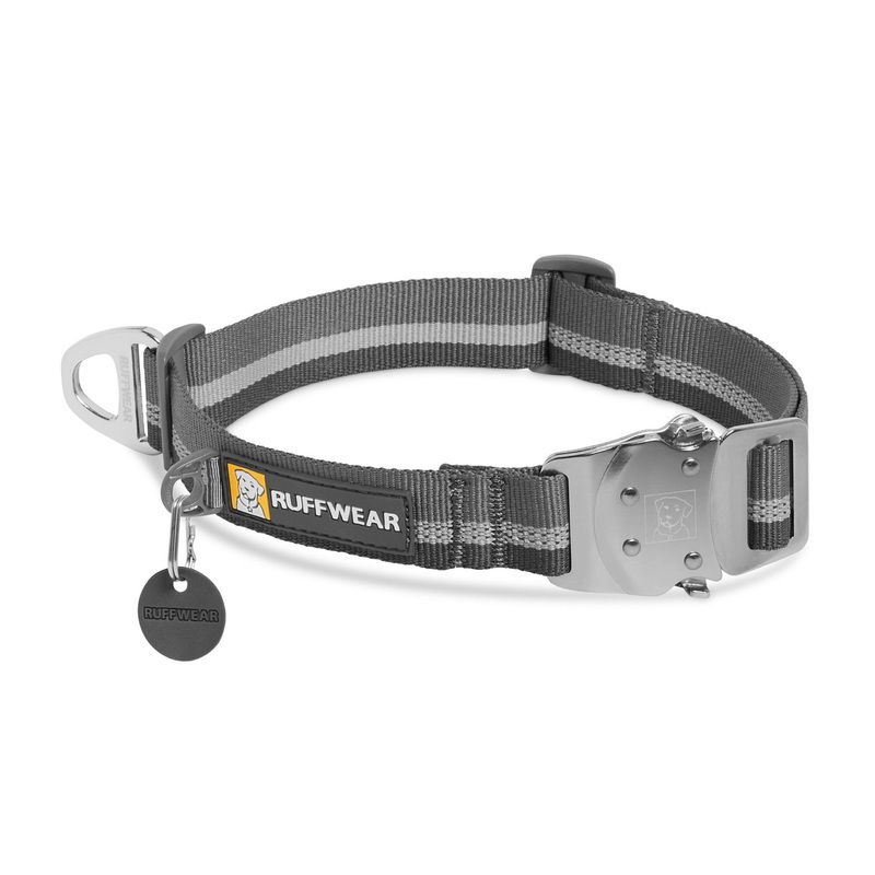 Ruffwear Top Rope Reflective Ballasted Dog Collar (Granite Gray)