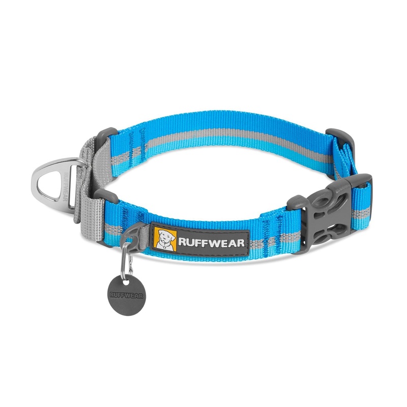 Ruffwear Web Reaction Reflective Buckled Martingale Dog Collar (Blue Dusk)