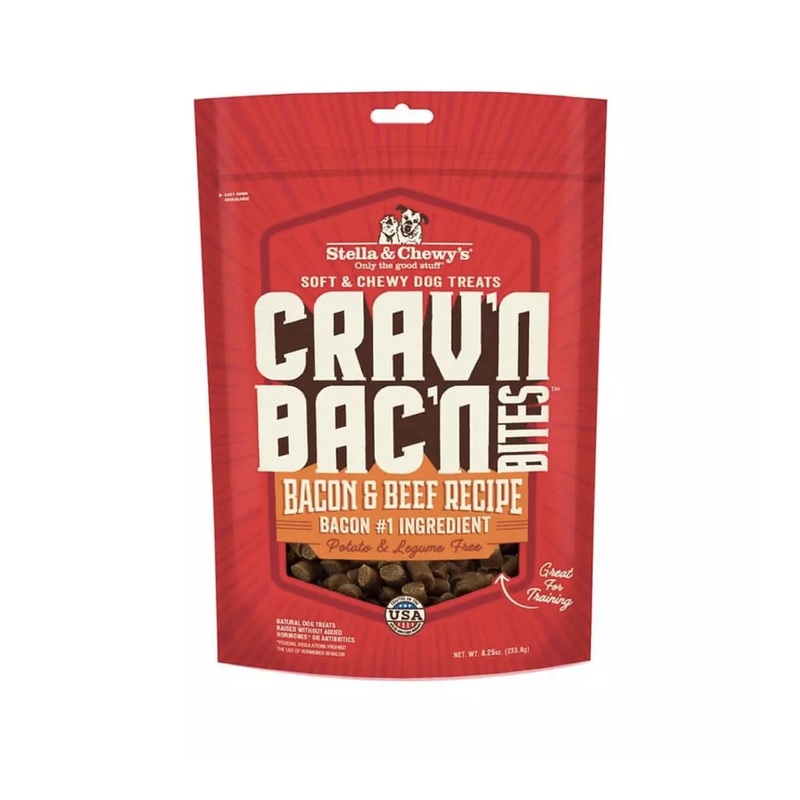 Stella & Chewys Cravn Bacn Bites (Bacon & Beef) Recipe Dog Treats