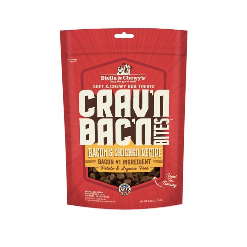 Stella & Chewys Cravn Bacn Bites (Bacon & Chicken) Recipe Dog Treats