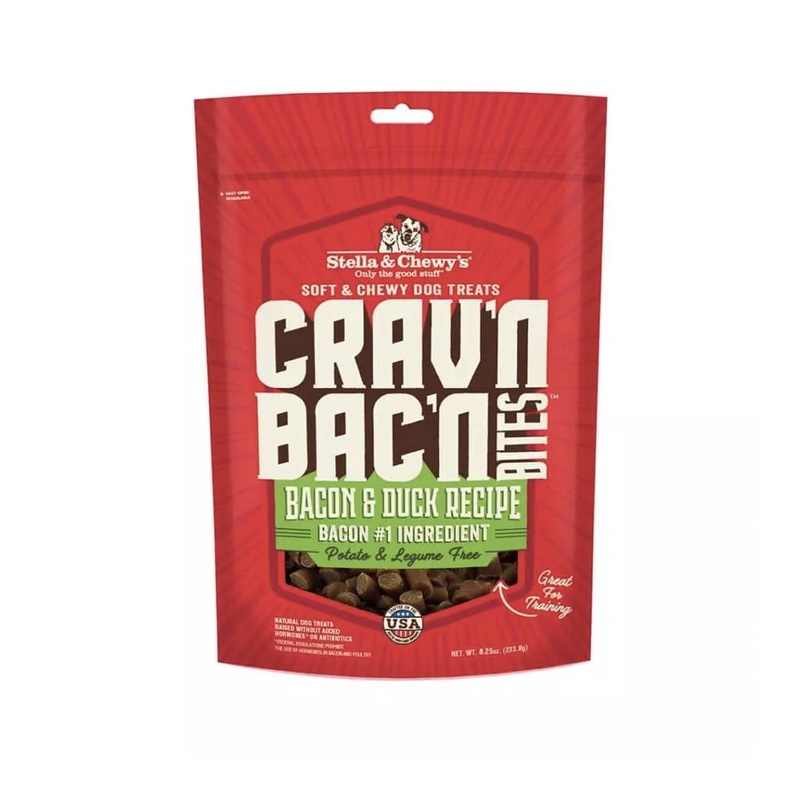 Stella & Chewys Cravn Bacn Bites (Bacon & Duck) Recipe Dog Treats