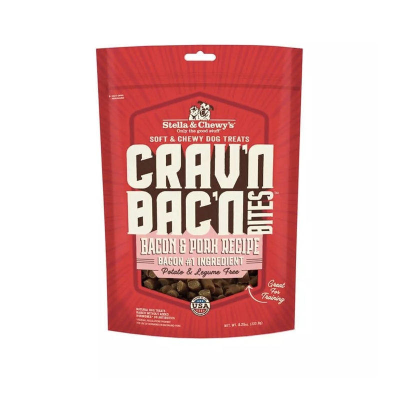 Stella & Chewys Cravn Bacn Bites (Bacon & Pork) Recipe Dog Treats