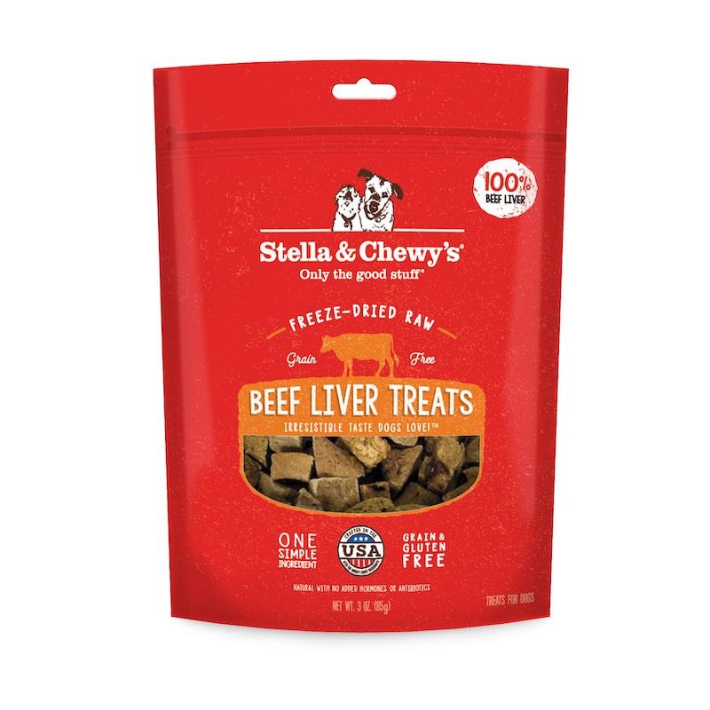 Stella & Chewys Freeze Dried Single Ingredient Beef Liver Dog Treats