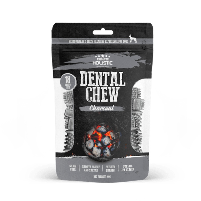 Absolute Holistic Petite Dental Dog Chews (Charcoal)
