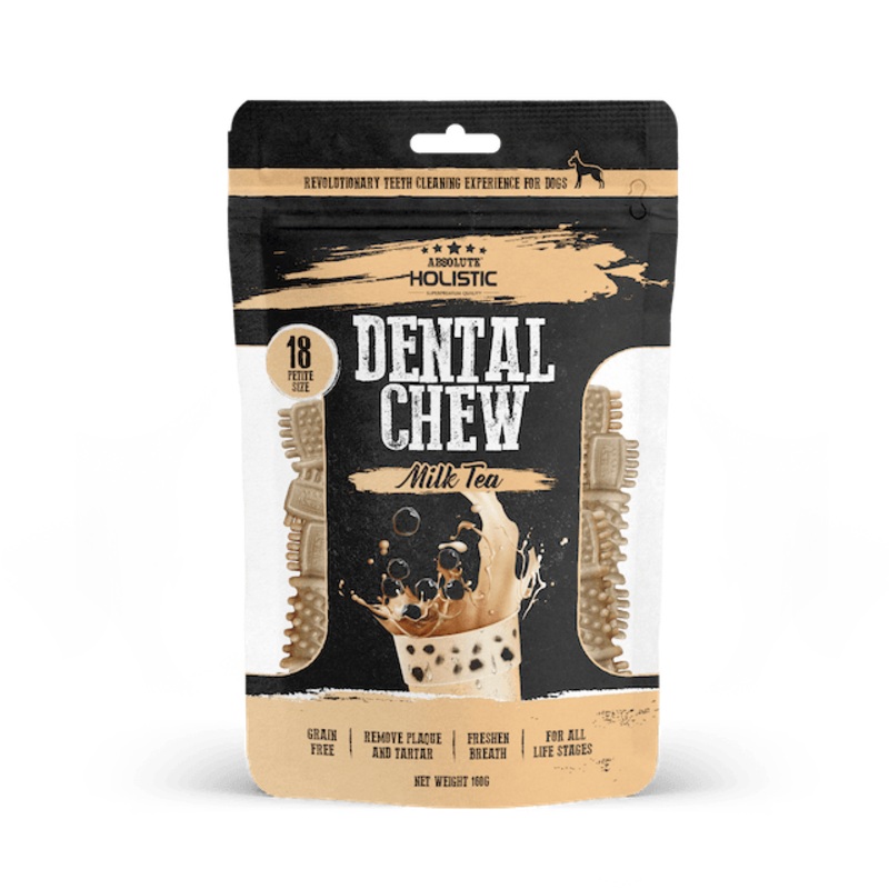 Absolute Holistic Petite Dental Dog Chews (Milk Tea)