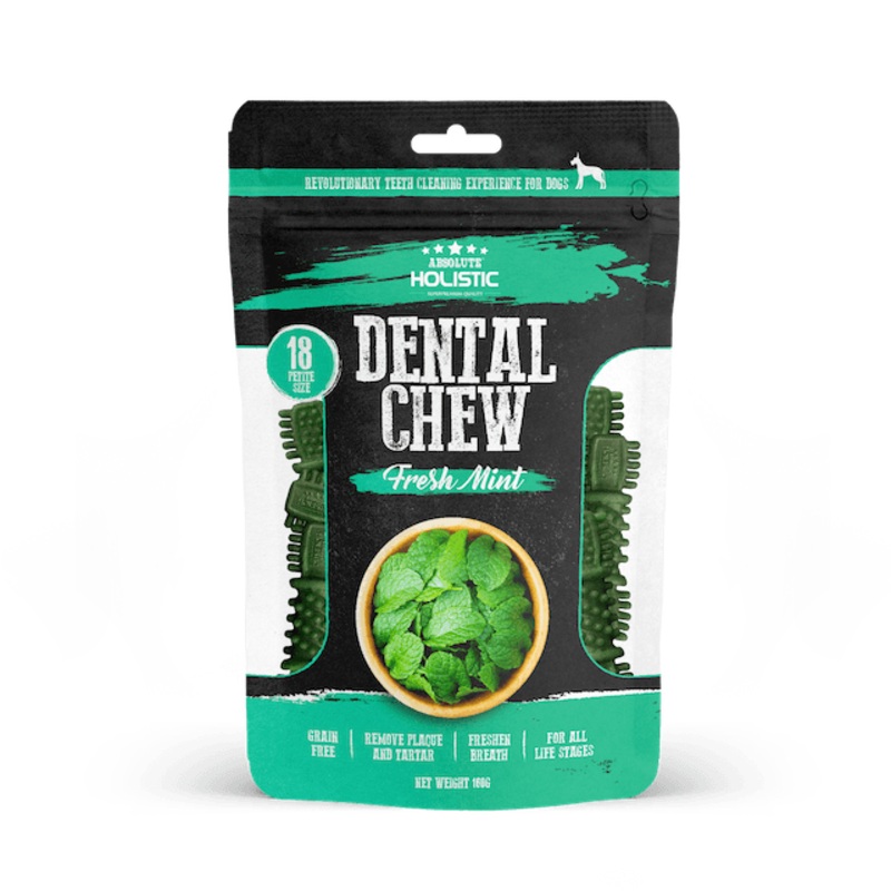 Absolute Holistic Petite Dental Dog Chews (Mint)