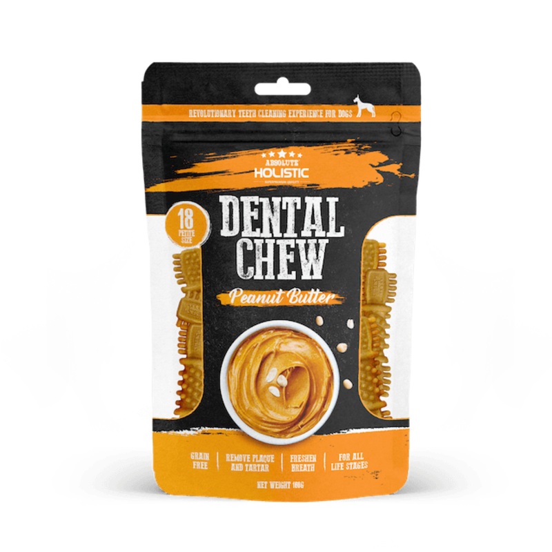 Absolute Holistic Petite Dental Dog Chews (Peanut Butter)