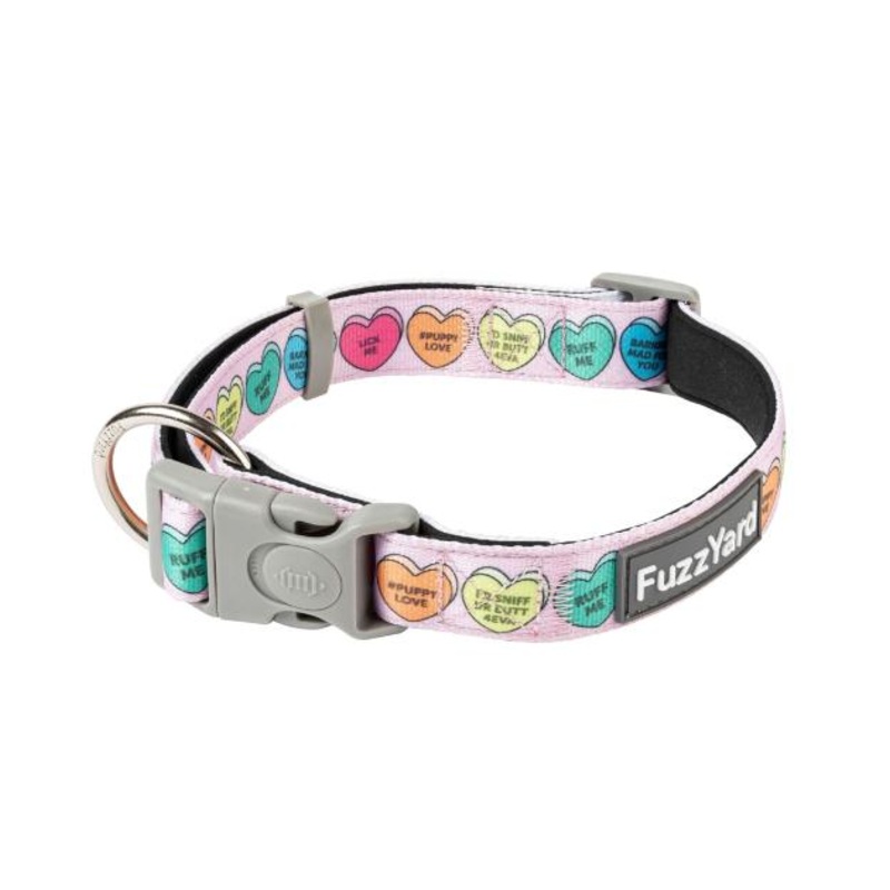 FuzzYard Candy Hearts Dog Collar