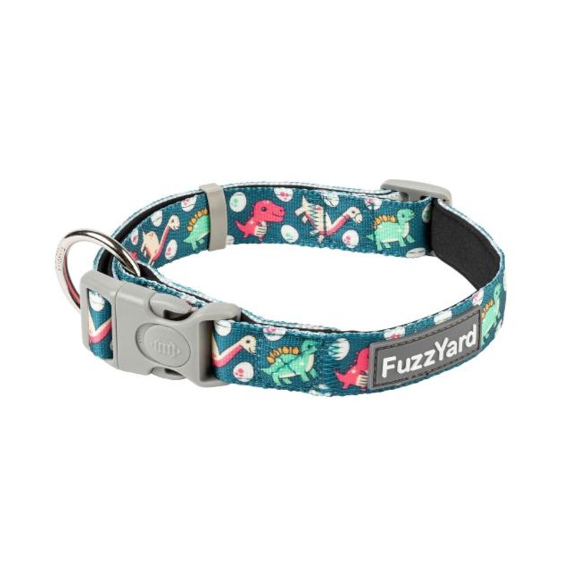 FuzzYard Dinosaur Land Dog Collar
