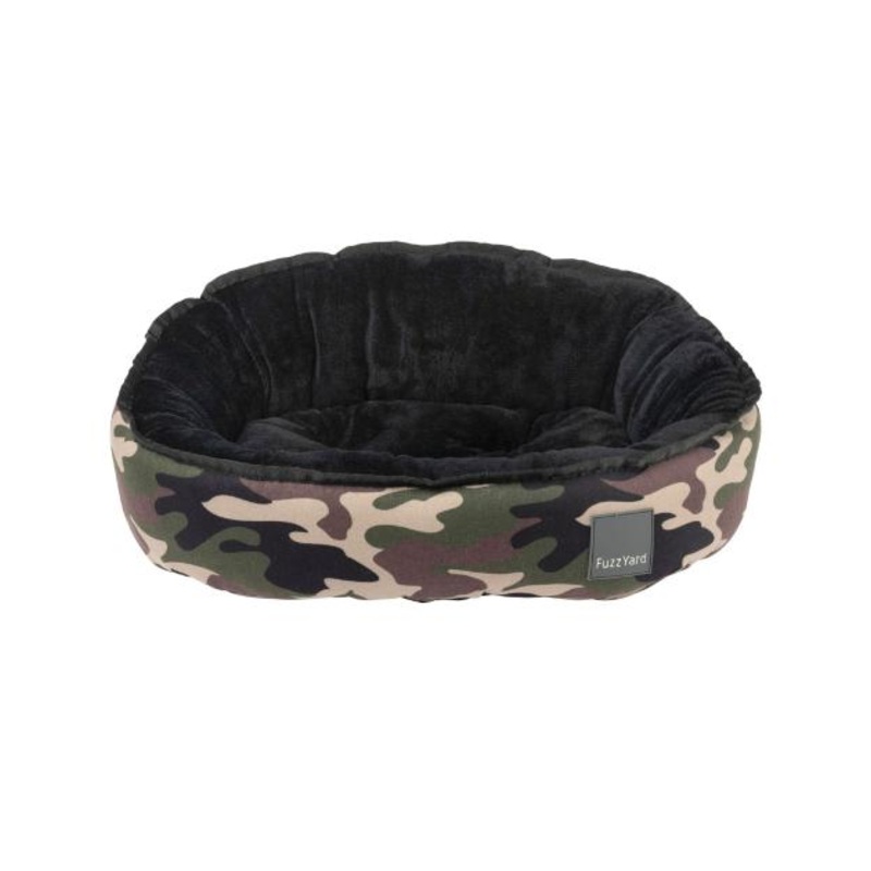FuzzYard Reversible (Camo) Dog Bed