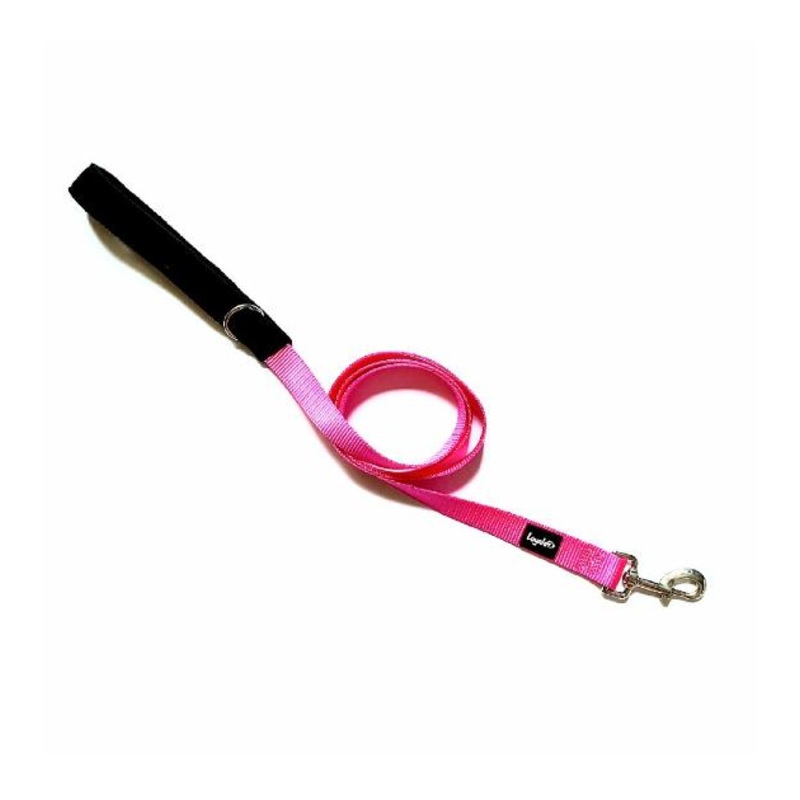 Loyal.D Fix.D Comfort Hot Pink Dog Leash (Fleece Handle)