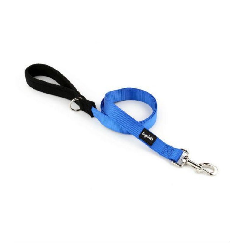 Loyal.D Fix.D Comfort Navy Blue Dog Leash (Fleece Handle)