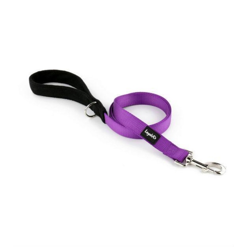 Loyal.D Fix.D Comfort Purple Dog Leash (Fleece Handle)