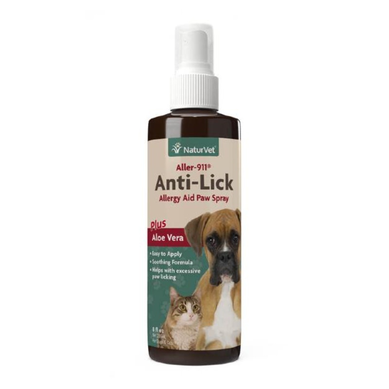 NaturVet Aller-911 Anti-Lick Paw Spray