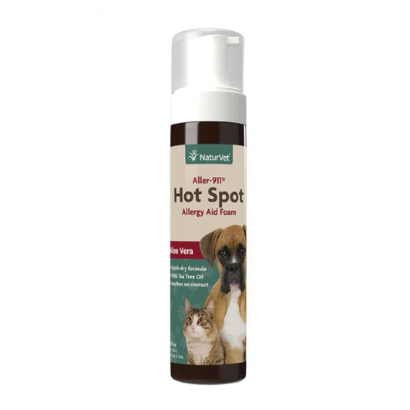 NaturVet Aller-911 Hot Spot Foam for Cats & Dogs