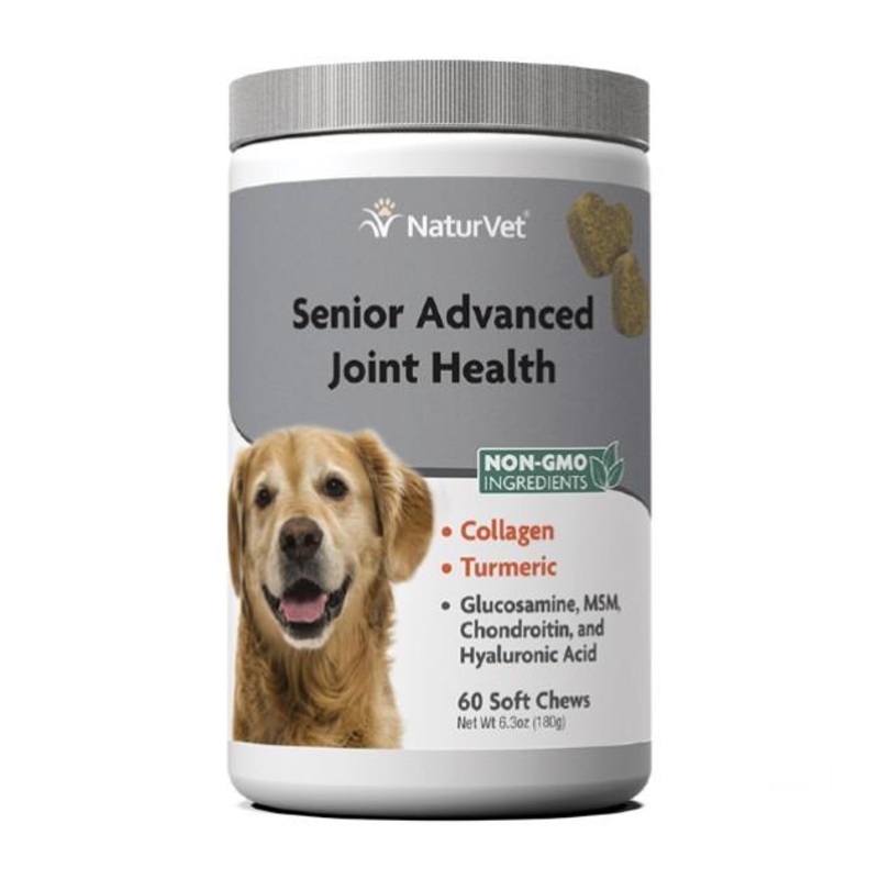 NaturVet Senior Advanced Joint Health Soft Chews (60 Count)