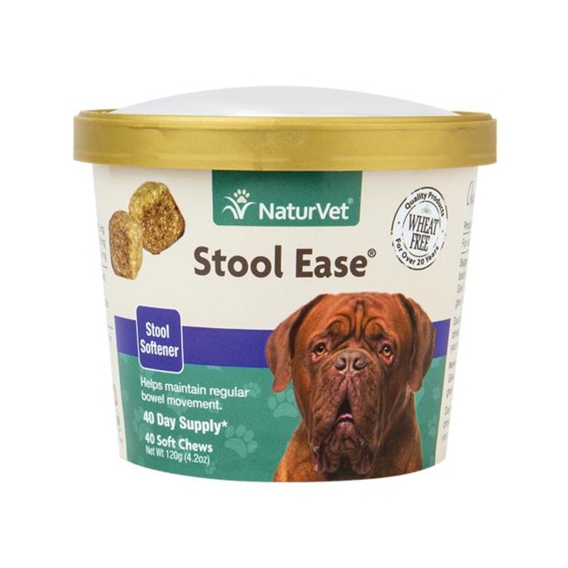 NaturVet Stool Ease Soft Chews for Dogs (40 Count)