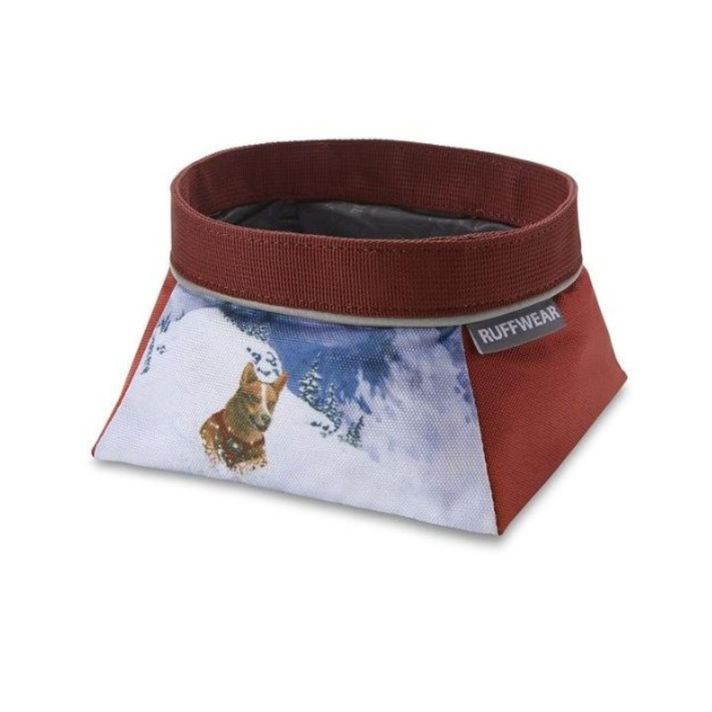 Ruffwear Quencher Artisst Series Packable Food & Water Dog Bowl (Mount Bailey)