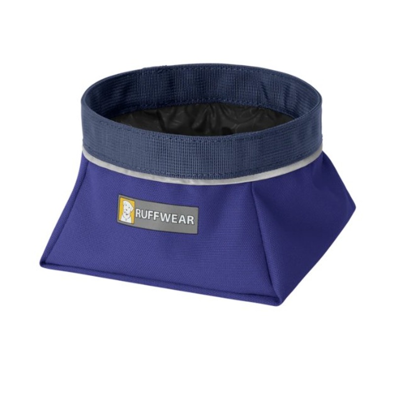 Ruffwear Quencher Collapsible Food & Water (Huckleberry Blue) Dog Bowl