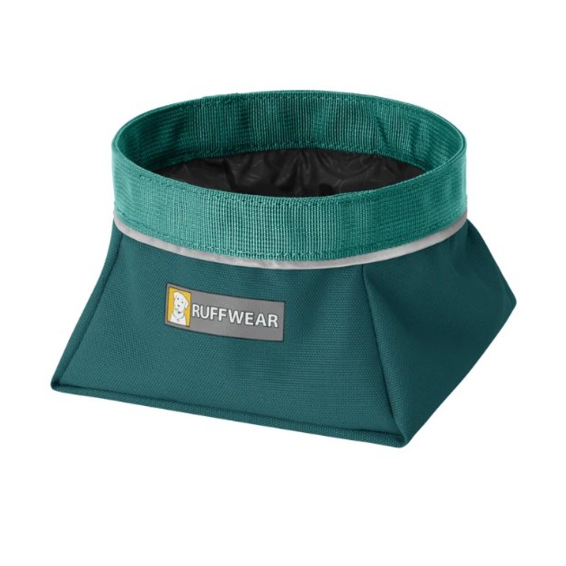 Ruffwear Quencher Collapsible Food & Water (Tumalo Teal) Dog Bowl