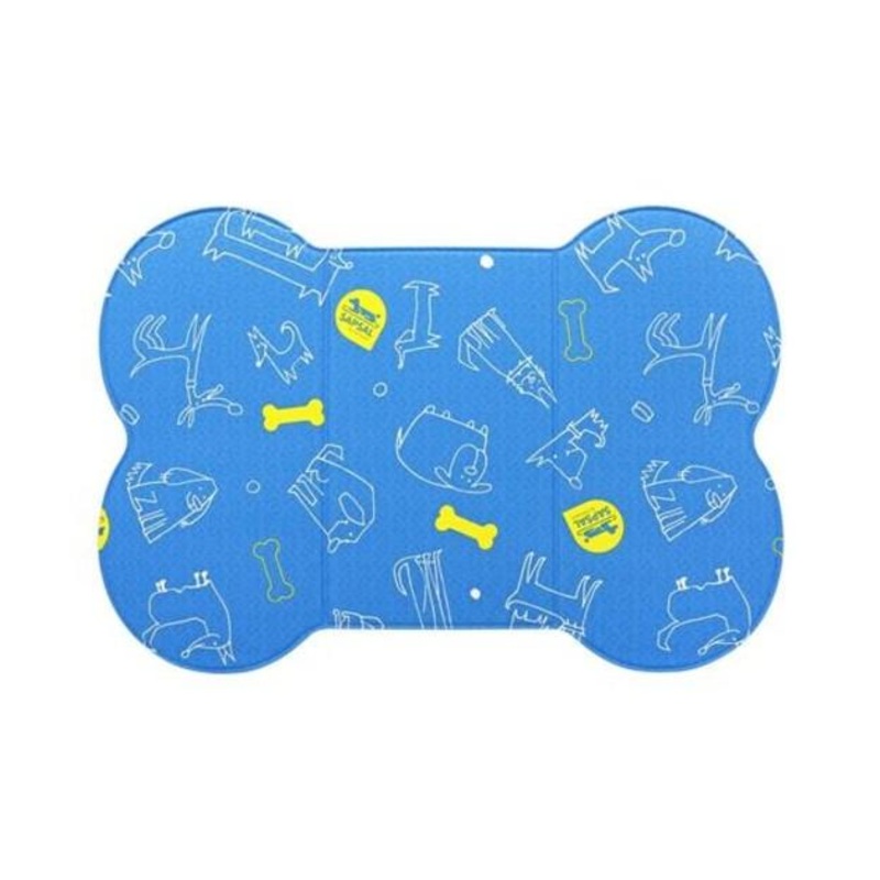 Sapsal Waterproof Soft Pet Mat For Cats & Dogs (Blue)
