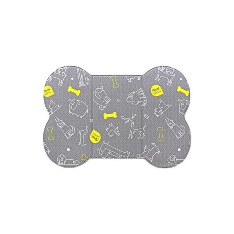 Sapsal Waterproof Soft Pet Mat For Cats & Dogs (Grey)