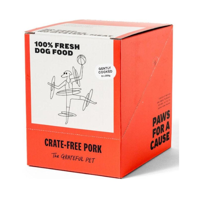 The Grateful Pet Cooked Dog Food (Crate-Free Pork)