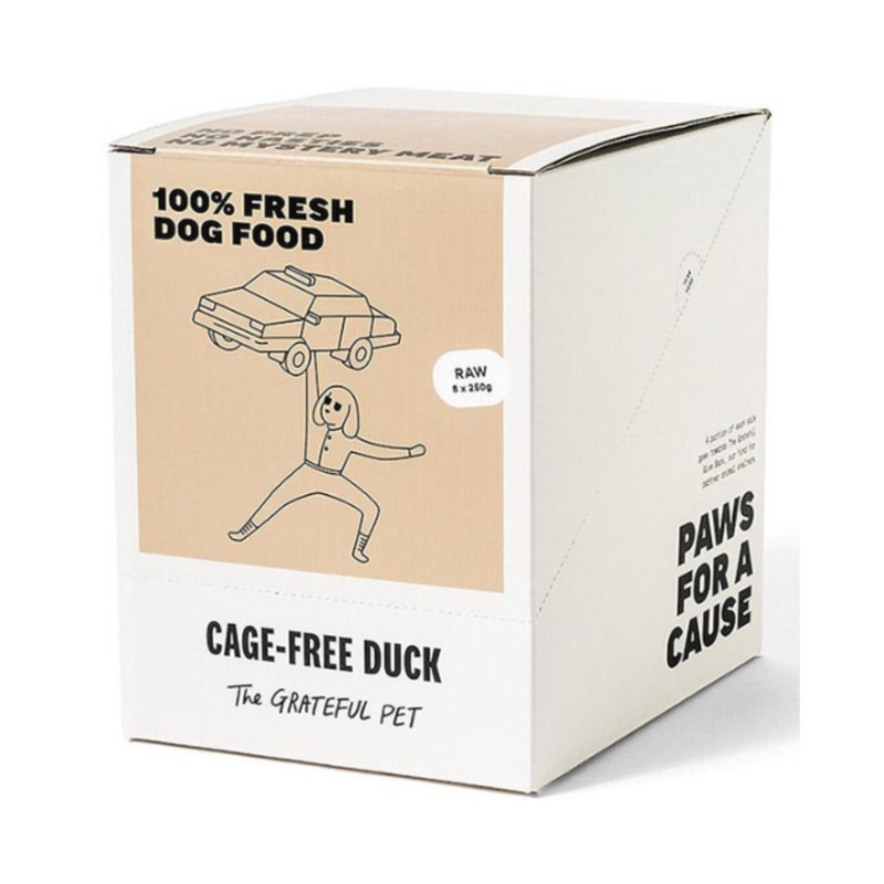 The Grateful Pet Raw Dog Food (Cage-Free Duck)