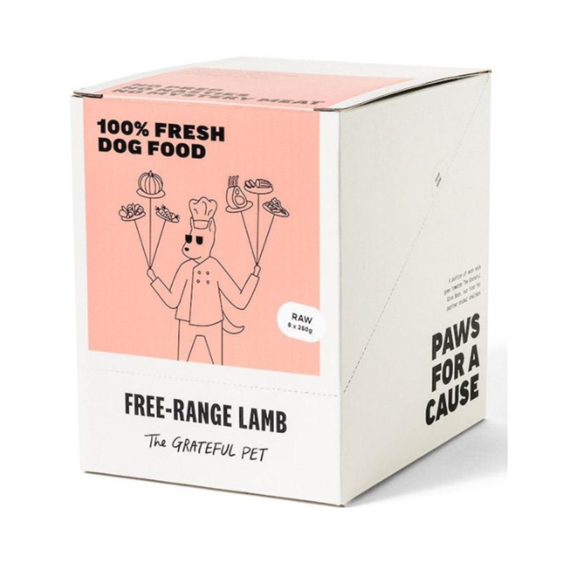 The Grateful Pet Raw Dog Food (Free-Range Lamb)