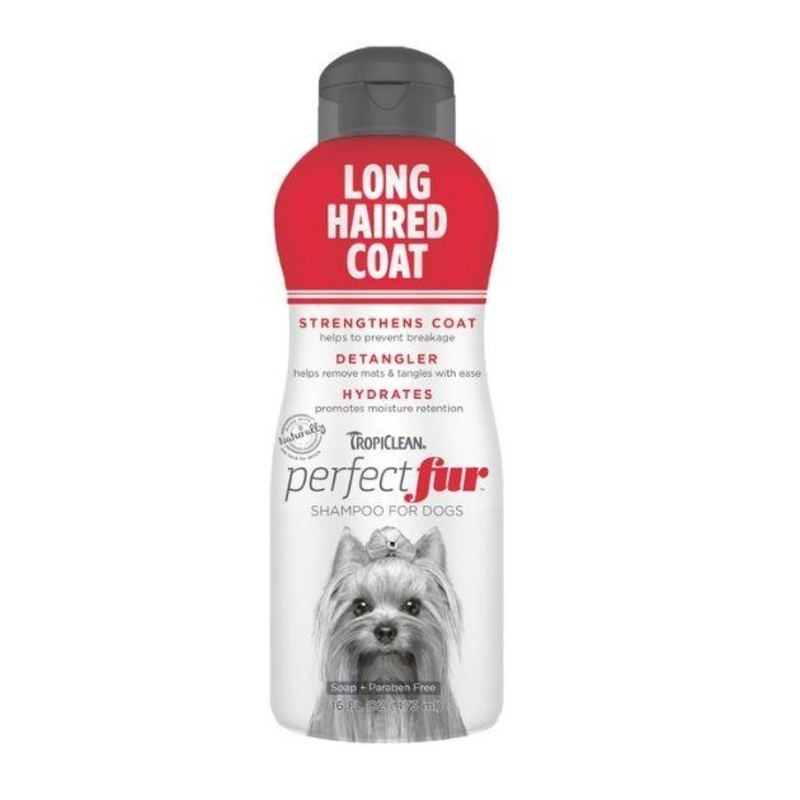 TropiClean PerfectFur Long Haired Coat Shampoo For Dogs
