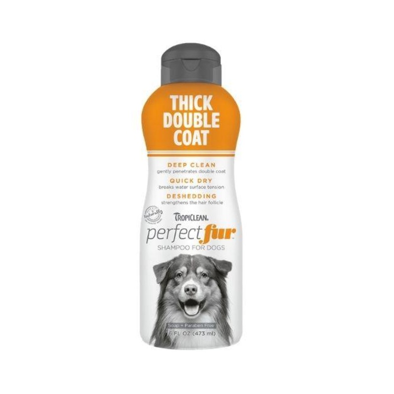 TropiClean PerfectFur Thick Double Coat Shampoo For Dogs