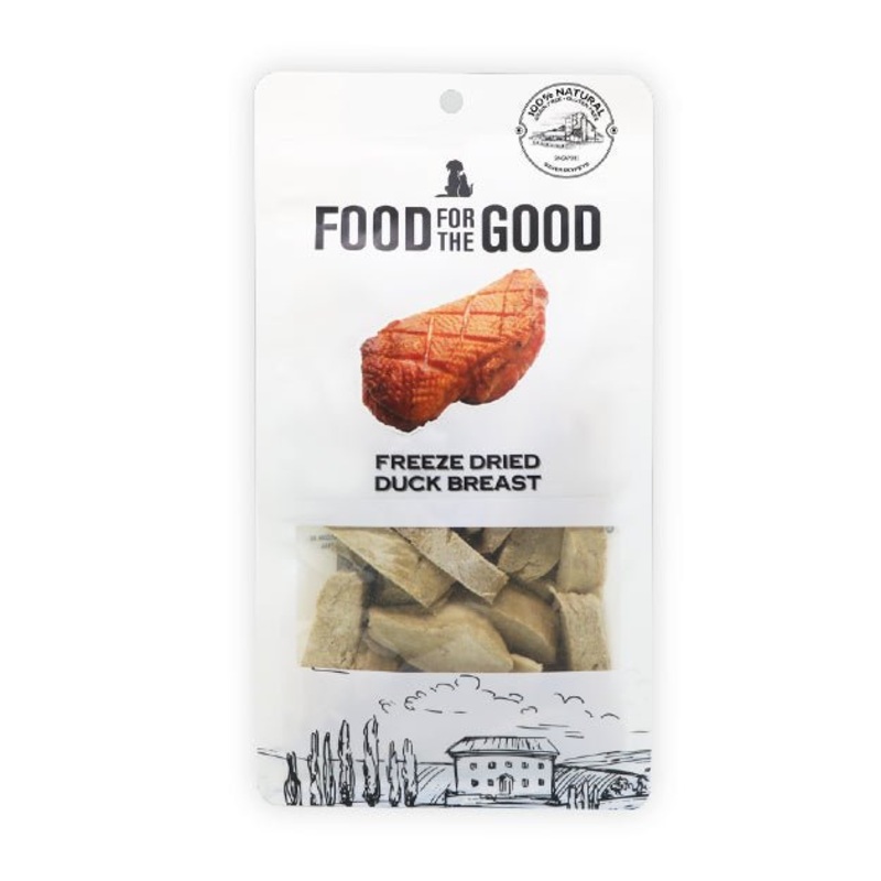 Food For The Good Freeze Dried Cat & Dog Treats (Duck Breast)