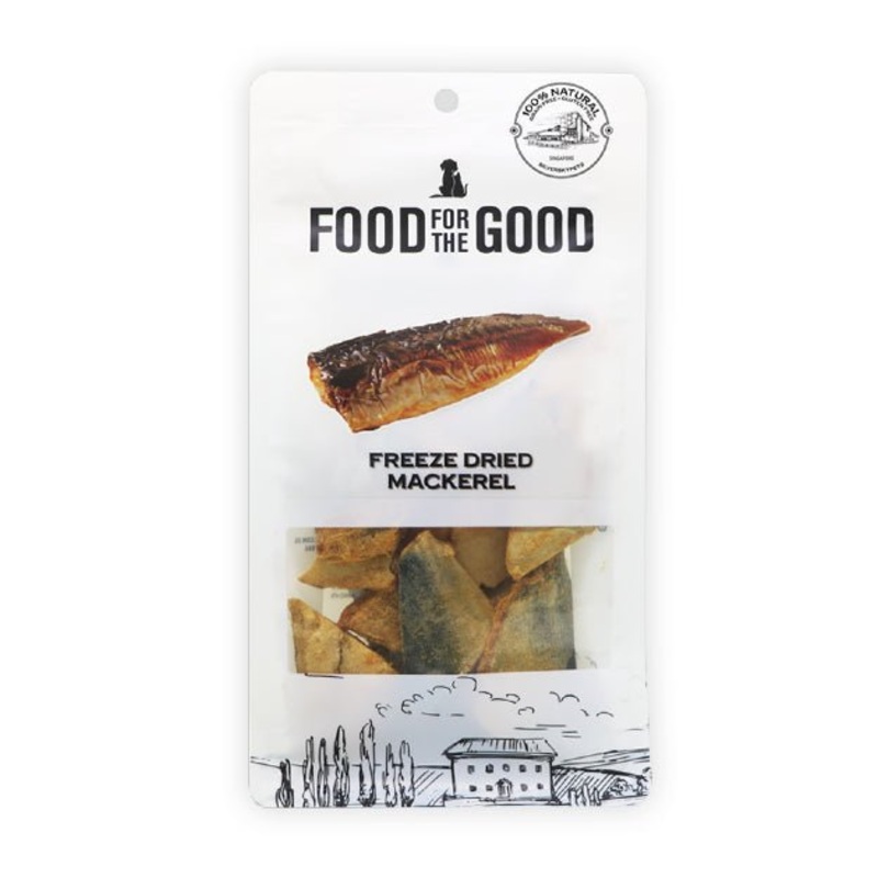 Food For The Good Freeze Dried Cat & Dog Treats (Mackerel)