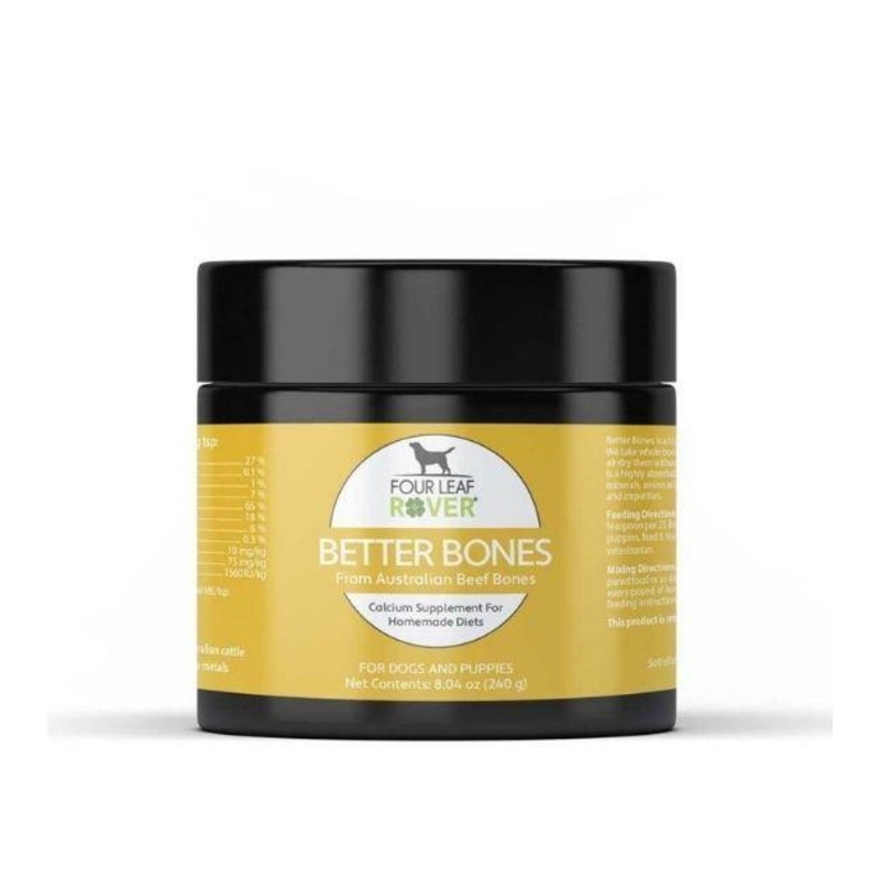 Four Leaf Rover (BETTER BONES) Dried Beef Bones Dog Supplements
