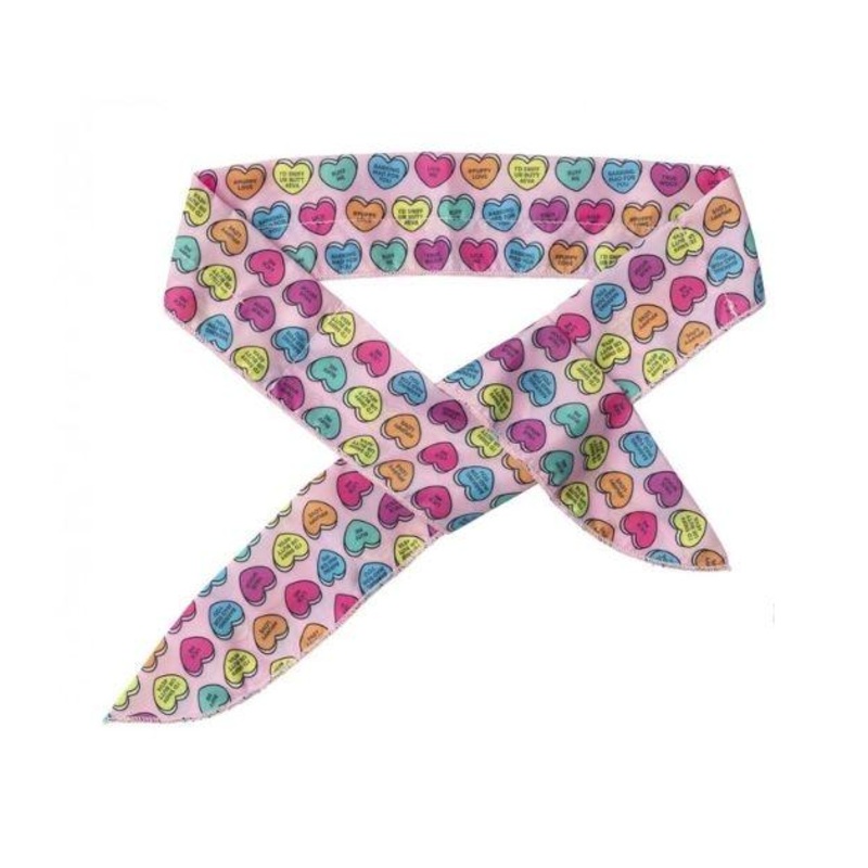 FuzzYard Cooling Bandana (Candy Hearts) For Cats & Dogs