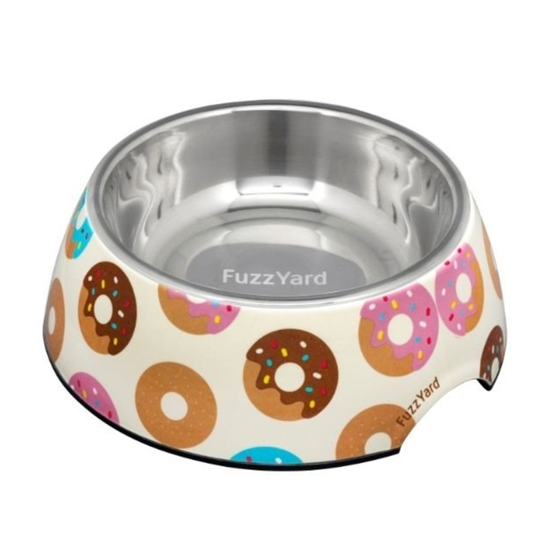 FuzzYard Go Nuts For Donuts Dog Feeding Bowl