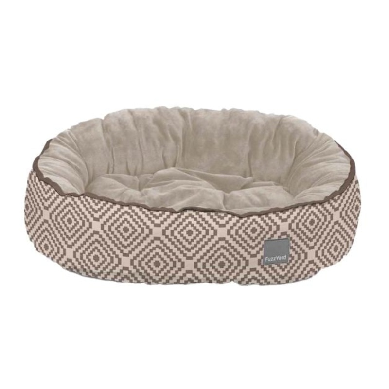 FuzzYard Reversible (Malta Mocha) Dog Bed