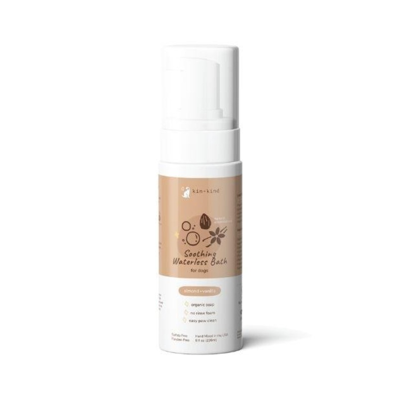 Kin+Kind Soothing Waterless Bath - Almond+Vanilla for Dogs